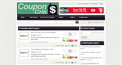 Desktop Screenshot of couponcrib.com